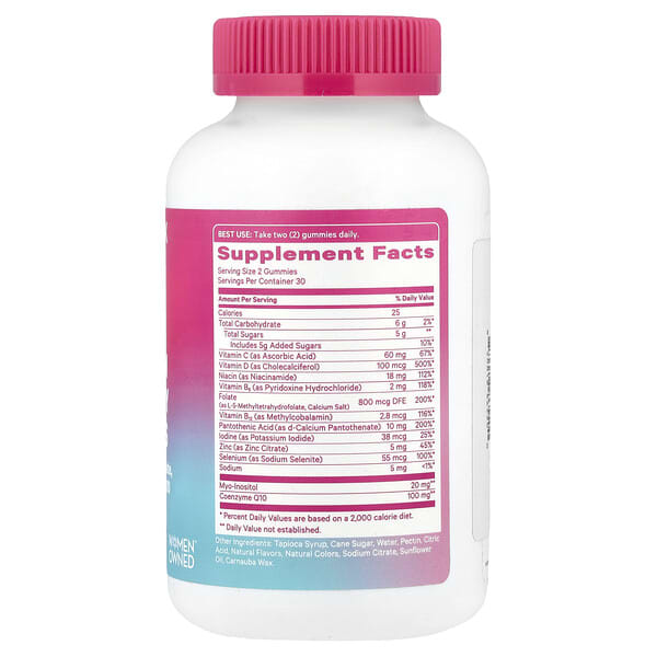 Alternative view of Pink Stork, Premium Fertility Gummies, Mango Pineapple, 60 Gummies