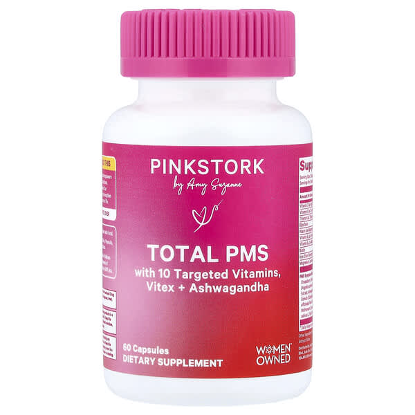 Pink Stork, Total PMS,  60 Capsules