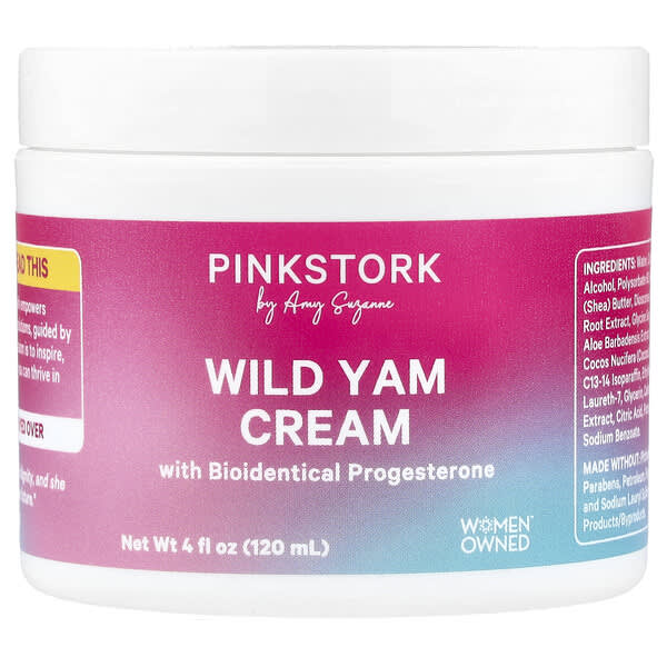 Pink Stork, Wild Yam Cream, 4 fl oz (120 ml)