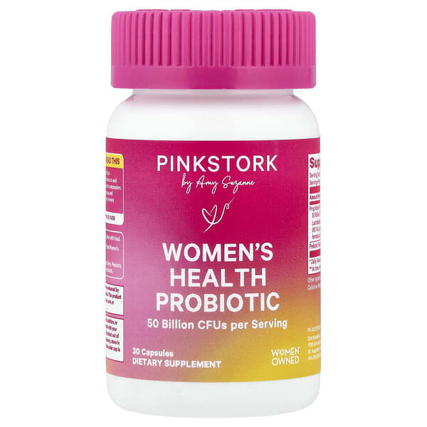 Pink Stork, Women's Health Probiotic, 30 Capsules