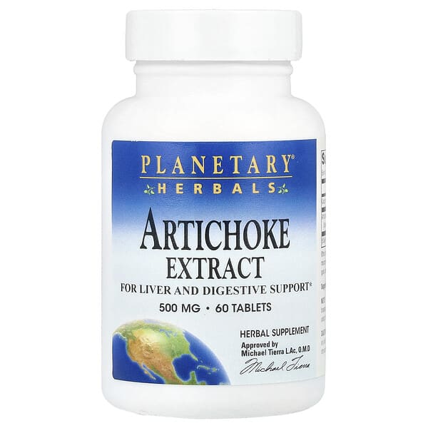 Planetary Herbals, Artichoke Extract, 60 Tablets 3 Planetary Herbals, Artichoke Extract, 60 Tablets