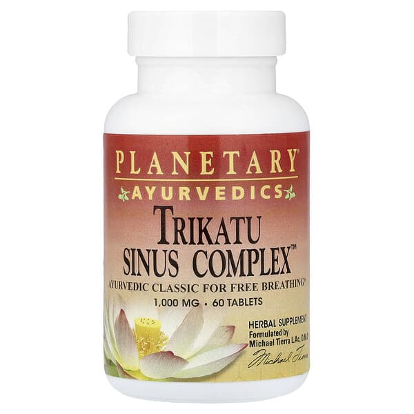 Planetary Herbals, Ayurvedics, Trikatu Sinus Complex™, 60 Tablets