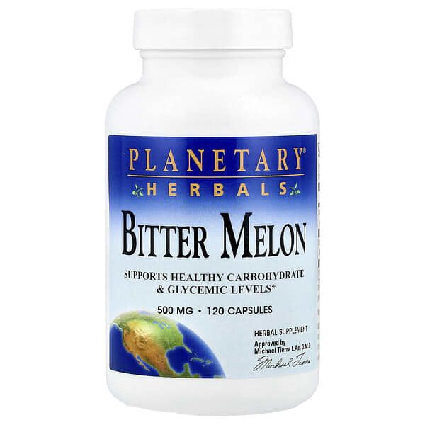 Planetary Herbals, Bitter Melon, 120 Capsules 3 Planetary Herbals, Bitter Melon, 120 Capsules