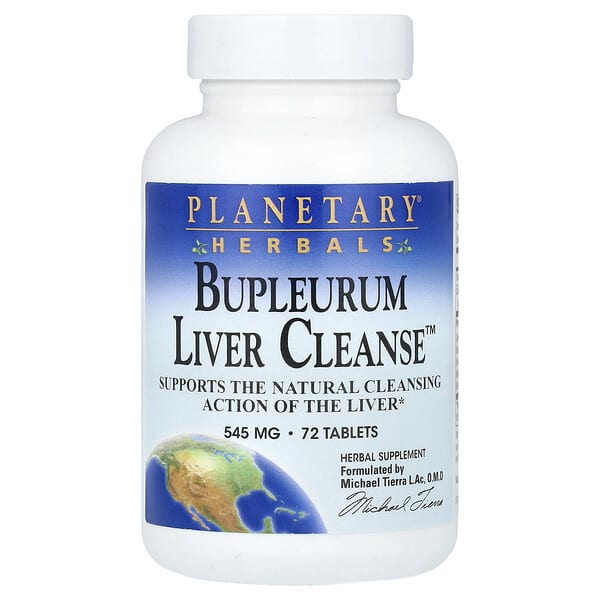 Planetary Herbals, Bupleurum Liver Cleanse™, 72 Tablets