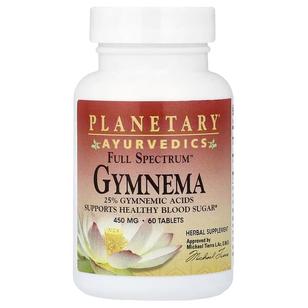 Planetary Herbals, Full Spectrum™ Gymnema, 450 mg, 60 Tablets