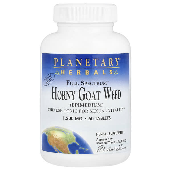Planetary Herbals, Full Spectrum™ Horny Goat Weed, 60 Tablets