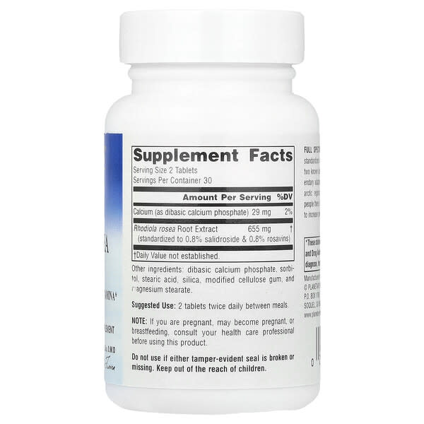 Alternative view of Planetary Herbals, Full Spectrum™ Rhodiola Rosea Extract, 60 Tablets (327 mg Per Tablet)