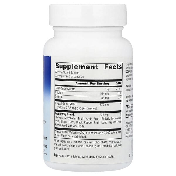 Alternative view of Planetary Herbals, Guggul Cholesterol Compound™, 42 Tablets