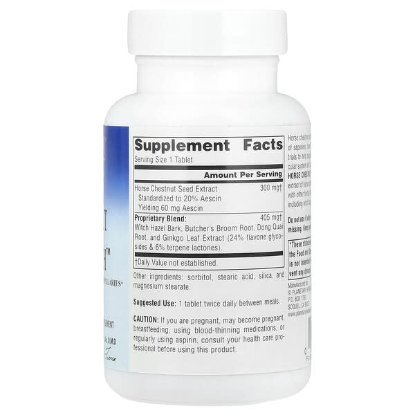 Alternative view of Planetary Herbals, Horse Chestnut Vein Strength™, 705 mg, 90 Tablets