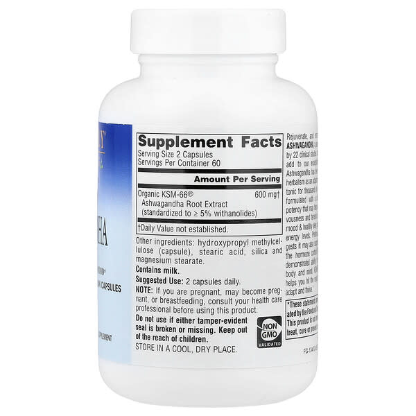 Alternative view of Planetary Herbals, KSM-66® Ashwagandha Root Extract, 120 Vegetarian Capsules (300 mg per Capsule)