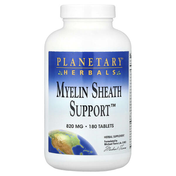 Planetary Herbals, Myelin Sheath Support™, 180 Tablets