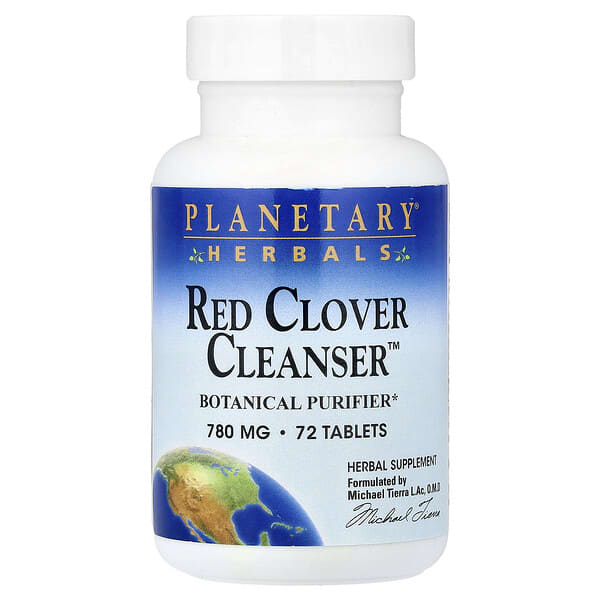 Planetary Herbals, Red Clover Cleanser™, 72 Tablets 4 Planetary Herbals, Red Clover Cleanser™, 72 Tablets