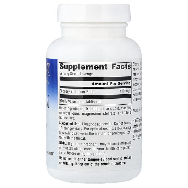 Alternative view of Planetary Herbals, Slippery Elm Lozenges, Unflavored, 150 mg, 200 Lozenges