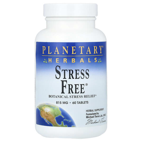 Planetary Herbals, Stress Free®, 60 Tablets