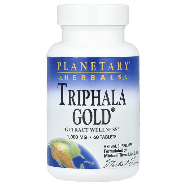 Planetary Herbals, Triphala Gold®, 60 Tablets