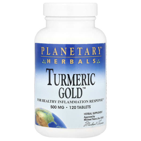 Planetary Herbals, Turmeric Gold™, 120 Tablets