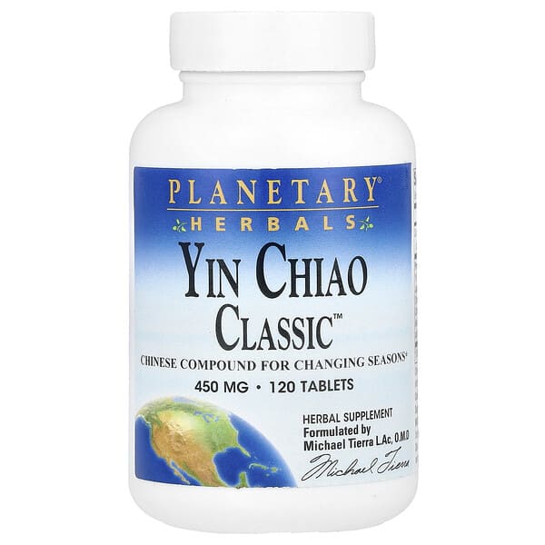 Planetary Herbals, Yin Chiao Classic™, 120 Tablets