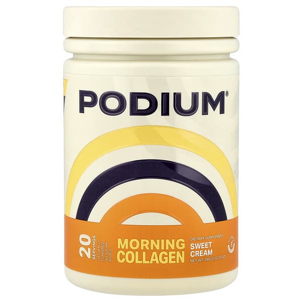 Podium Nutrition, Morning Collagen, Sweet Cream, 10.23 oz (290 g)
