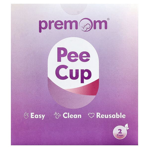 Premom, Pee Cup, 2 Cups