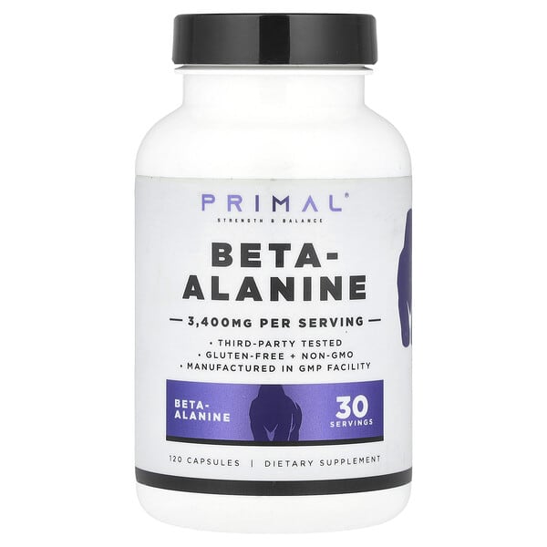 PrePrimal, Beta-Alanine, 120 Capsules (850 mg per Capsule)