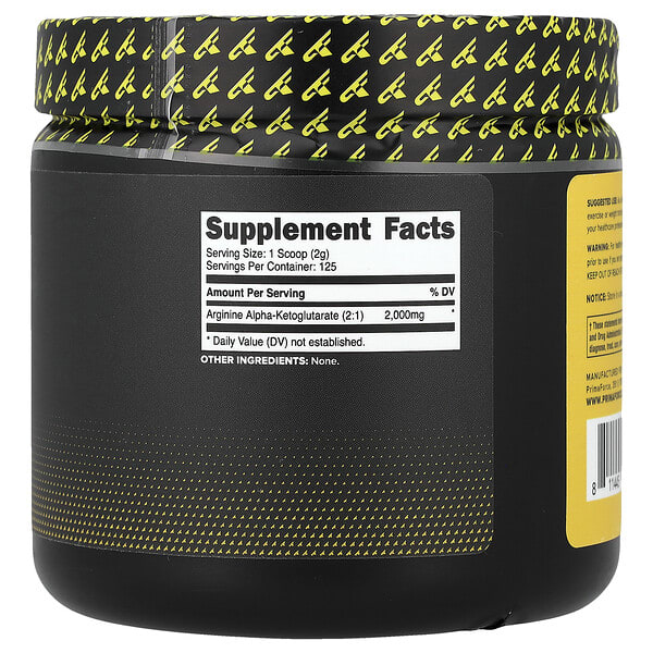 Alternative view of Primaforce, Arginine AKG, Unflavored, 8.9 oz (250 g)