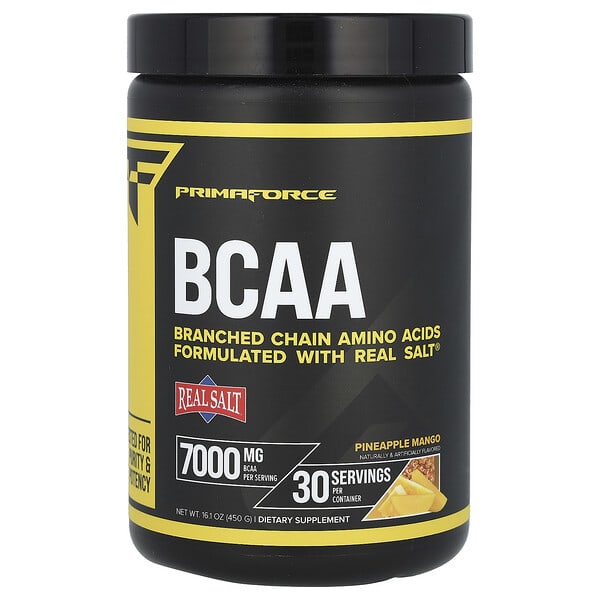 Primaforce, BCAA, Pineapple Mango, 16.1 oz (450 g) 3 Primaforce, BCAA, Pineapple Mango, 16.1 oz (450 g)