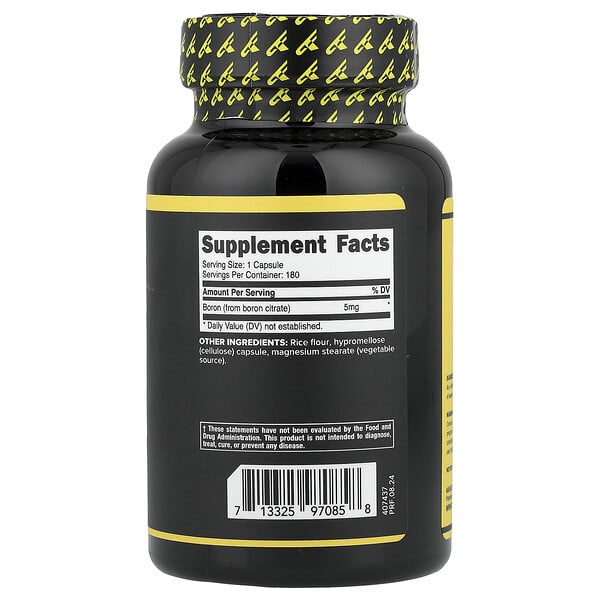 Alternative view of Primaforce, Boron, 5 mg , 180 Capsules