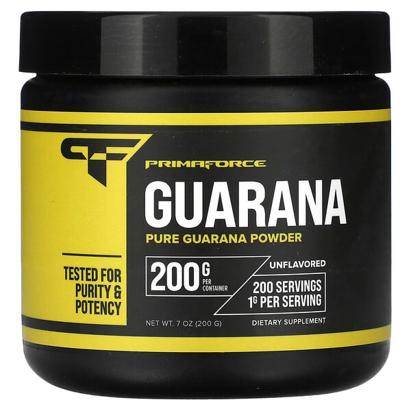 Primaforce, Guarana, Unflavored, 7 oz (200 g) 3 Primaforce, Guarana, Unflavored, 7 oz (200 g)