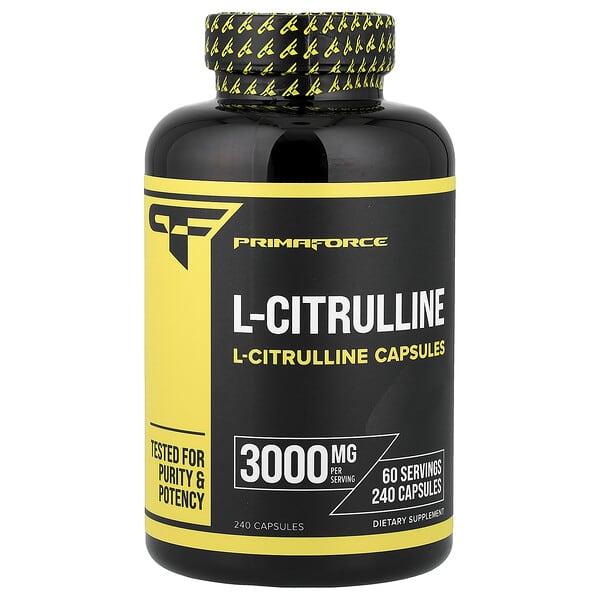 Primaforce, L-Citrulline, 240 Capsules (750 mg per Capsule)