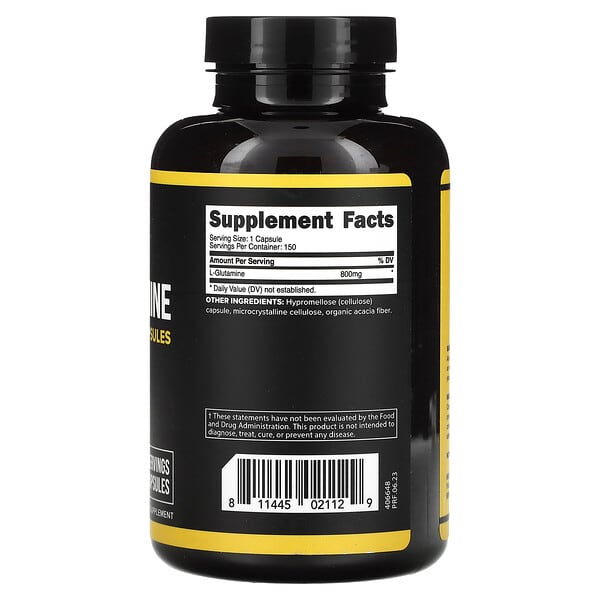 Primaforce, L-Glutamine, 800 mg, 150 Capsules 2 Primaforce, L-Glutamine, 800 mg, 150 Capsules - Ảnh 2