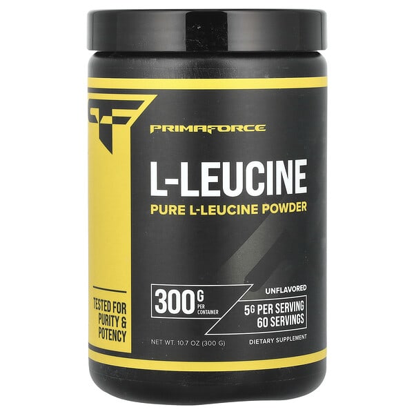 Primaforce, L-Leucine, Unflavored, 10.7 oz (300 g)