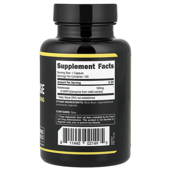 Alternative view of Primaforce, Nattokinase, 100 mg, 120 Capsules