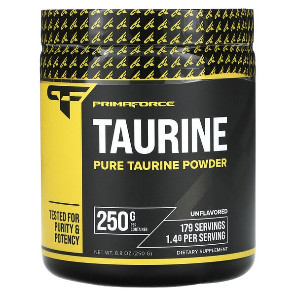 Primaforce, Taurine, Unflavored, 8.8 oz (250 g)