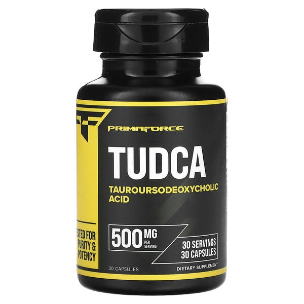 Primaforce, TUDCA, 500 mg, 30 Capsules 3 Primaforce, TUDCA, 500 mg, 30 Capsules