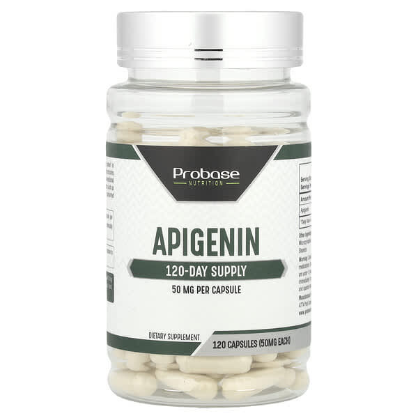 Probase Nutrition, Apigenin, 50 mg, 120 Capsules