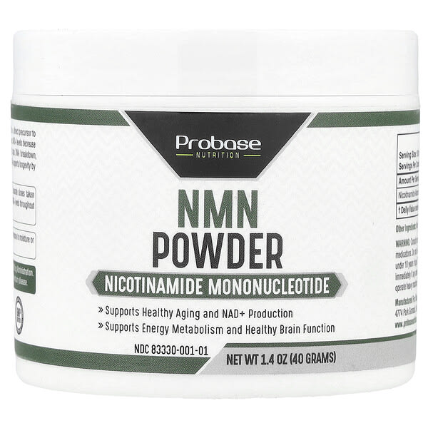 Probase Nutrition, NMN Powder , 1.4 oz (40 g)