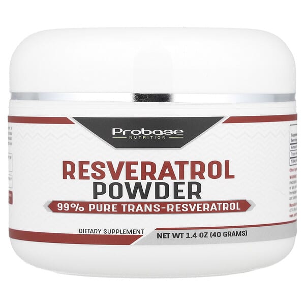 Probase Nutrition, Resveratrol Powder, 1.4 oz (40 g) 2 Probase Nutrition, Resveratrol Powder, 1.4 oz (40 g)