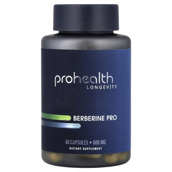 ProHealth Longevity, Berberine Pro, 600 mg, 60 Capsules