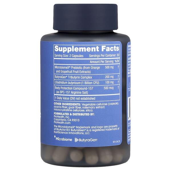 Alternative view of ProHealth Longevity, BPC-157 Ultra Probiotic, 60 Capsules