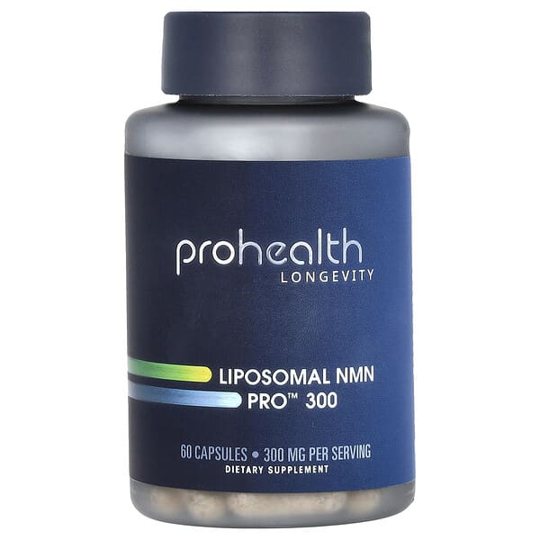 ProHealth Longevity, Liposomal NMN Pro 300, 60 Capsules (150 mg per Capsule) 2 ProHealth Longevity, Liposomal NMN Pro 300, 60 Capsules (150 mg per Capsule)