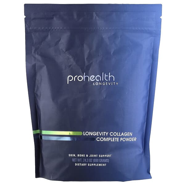 ProHealth Longevity, Longevity Collagen Complete Powder, Unflavored, 24.3 oz (690 g)