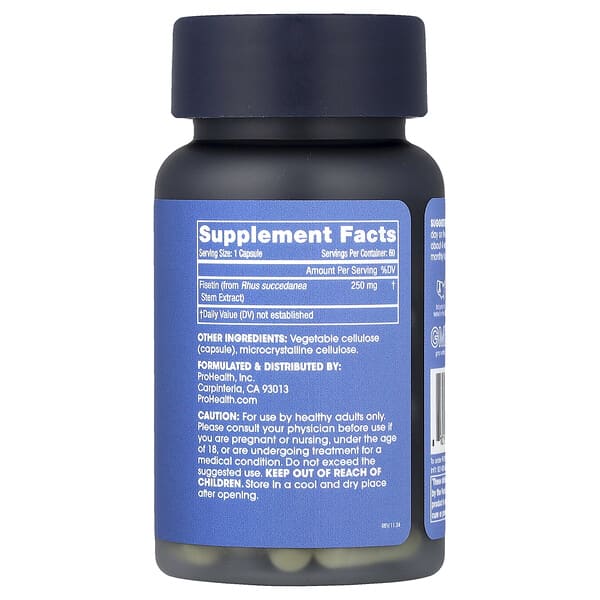 Alternative view of ProHealth Longevity, Pure Fisetin, 60 Capsules (250 mg Per capsule)