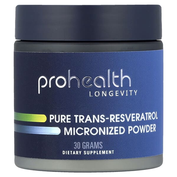 ProHealth Longevity, Pure Trans-Resveratrol, Micronized Powder, 30 g