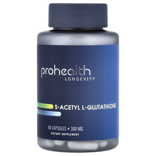 ProHealth Longevity, S-Acetyl L-Glutathione, 300 mg, 60 Capsules