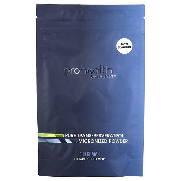 ProHealth Longevity, Trans-Resveratrol Pure Powder, 3.5 oz (100 g)