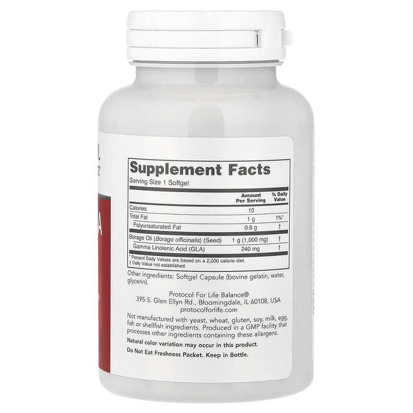Alternative view of Protocol for Life Balance, Borage/GLA, 60 Softgels