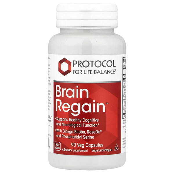 Protocol for Life Balance, Brain Regain™, 90 Veg Capsules