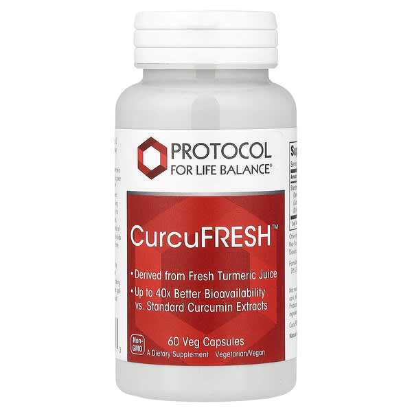 Protocol for Life Balance, CurcuFRESH™, 60 Veg Capsules