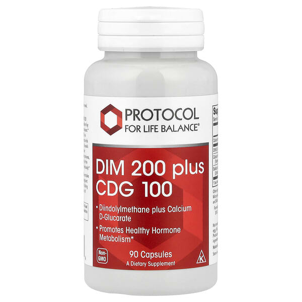 Protocol for Life Balance, DIM 200 Plus CDG 100, 90 Capsules