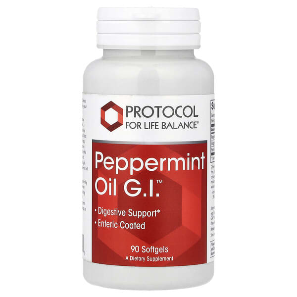 Protocol for Life Balance, Peppermint Oil G.I.™, 90 Softgels 5 Protocol for Life Balance, Peppermint Oil G.I.™, 90 Softgels